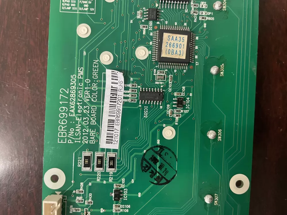 LG Kenmore EBR69917201 Refrigerator Control Board AZ51429 | KM1904