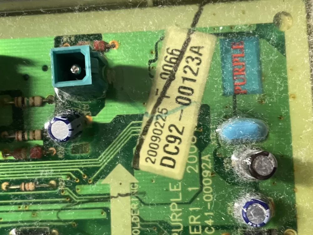 Samsung DC92-00123A Dryer Control Board AZ10116 | 809