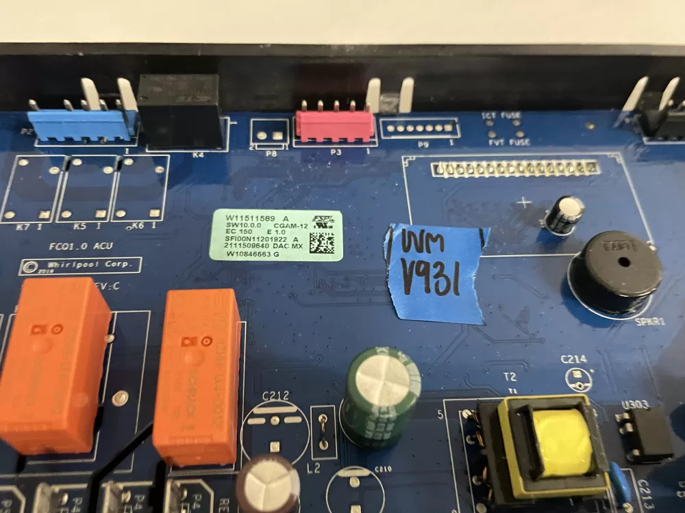 Whirlpool W11342871 W11432568 Range Control Board AZ210740 | Wmv931