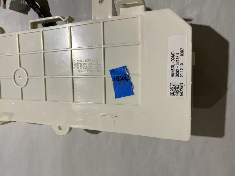Samsung Washer DC92-02118D Main Control Board AZ192927 | BKV878