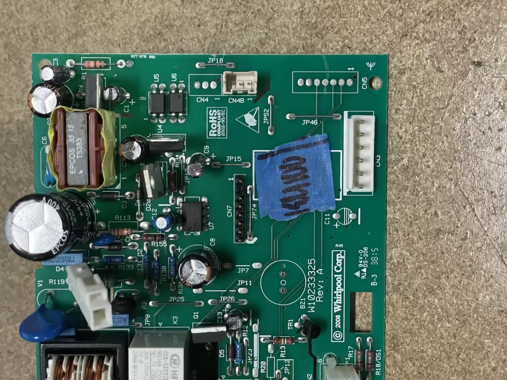 Whirlpool Kenmore W10205552 Refrigerator Control Board AZ25786 | KM100