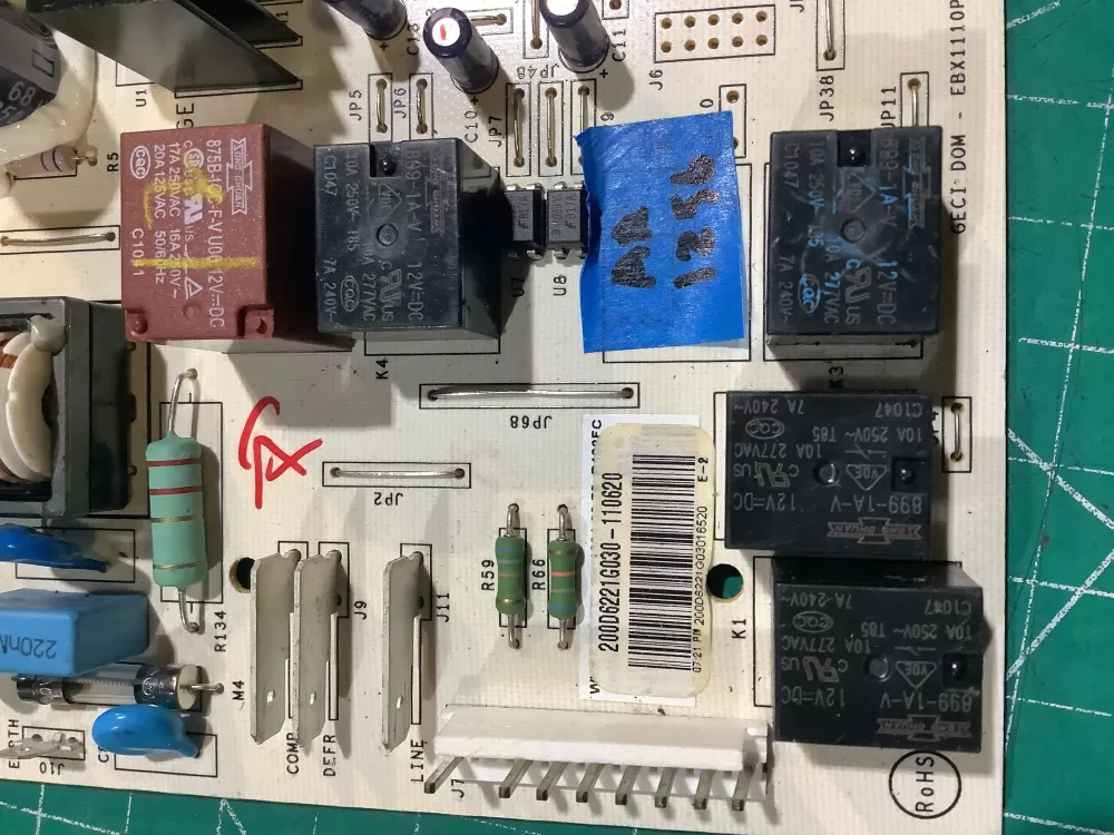 GE Hotpoint WR55X11072 200D6221G030 Refrigerator Control Board AZ227753 | AR1256