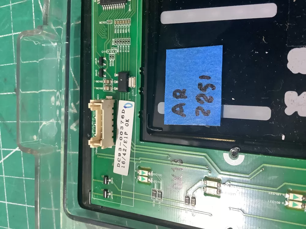 Samsung DC92-01607J DC94-06643A Dryer UI Control Board AZ193161 | AR2251
