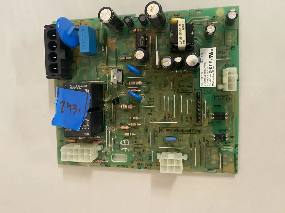 Whirlpool 2321711 RTHEV-002 6105031 Refrigerator Control AZ201164 | BK2431