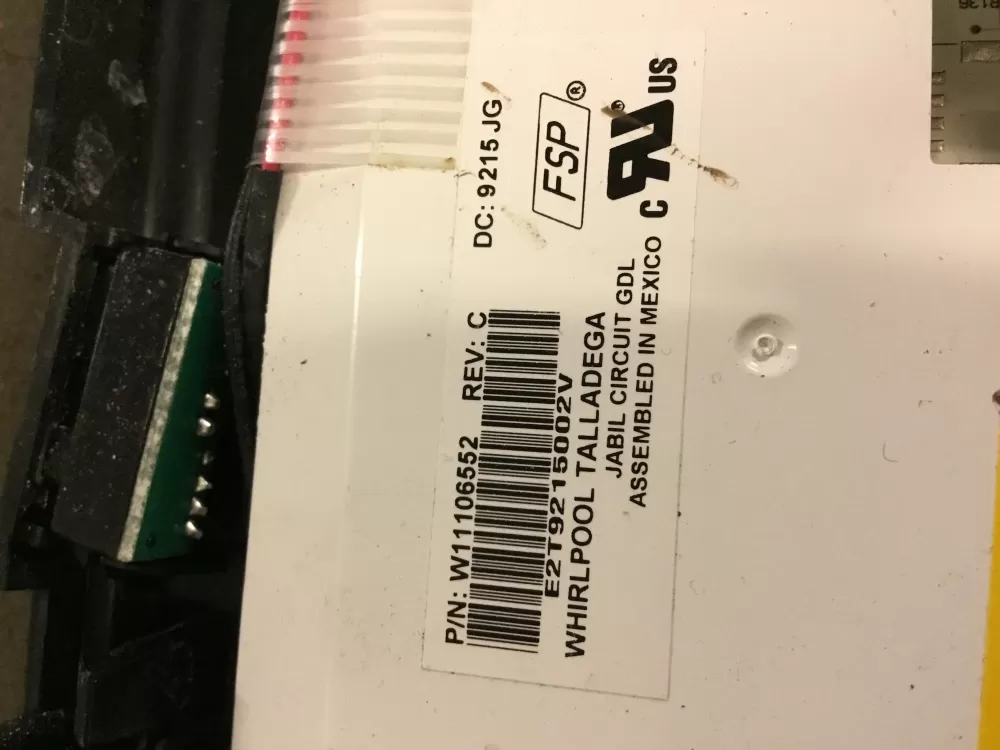 Whirlpool W11387386 Refrigerator Display Control Board AZ89153 | NR1189