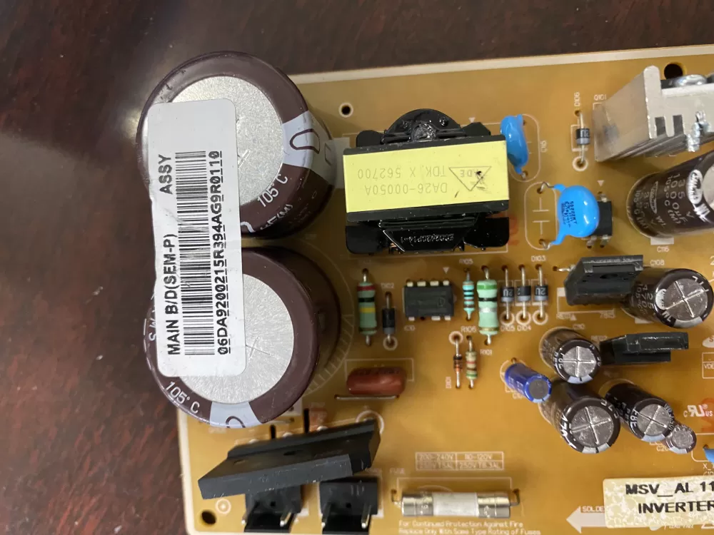 Samsung DA92-00215R Refrigerator Inverter Control Board AZ35421 | BK1115