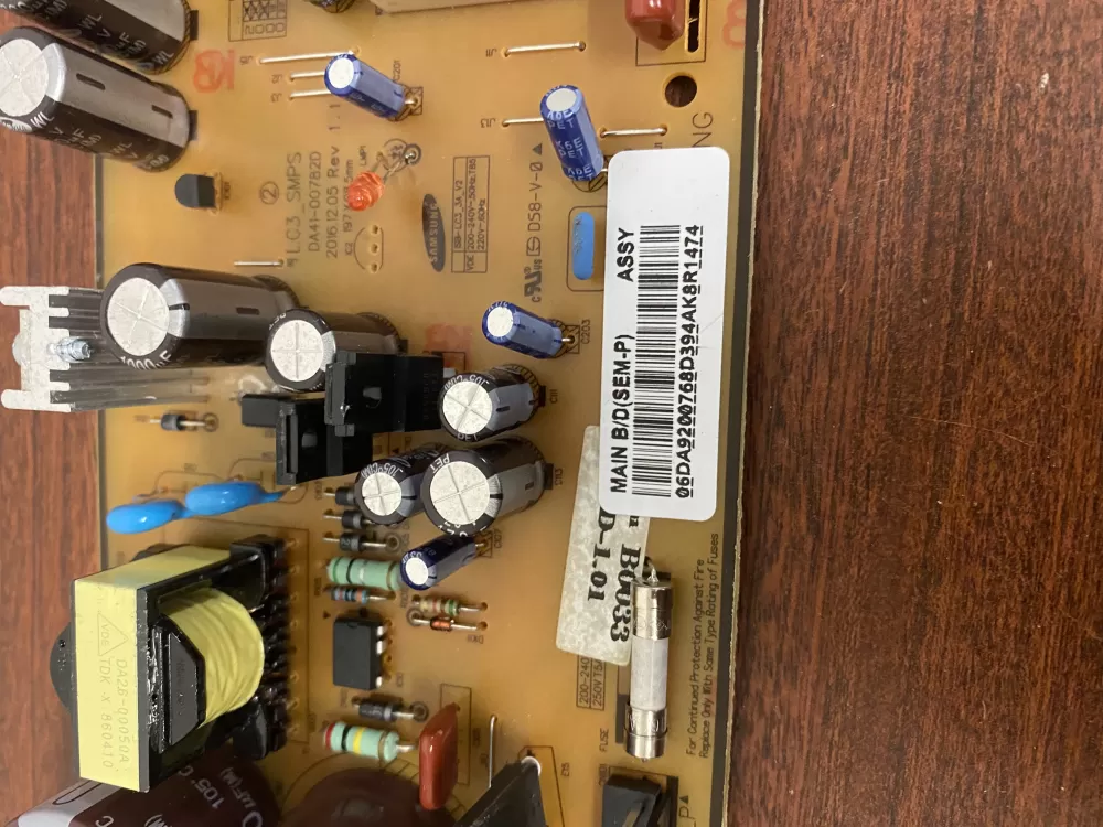 Samsung DA92 00768D Refrigerator Control Board Inverter AZ35643 | BK433