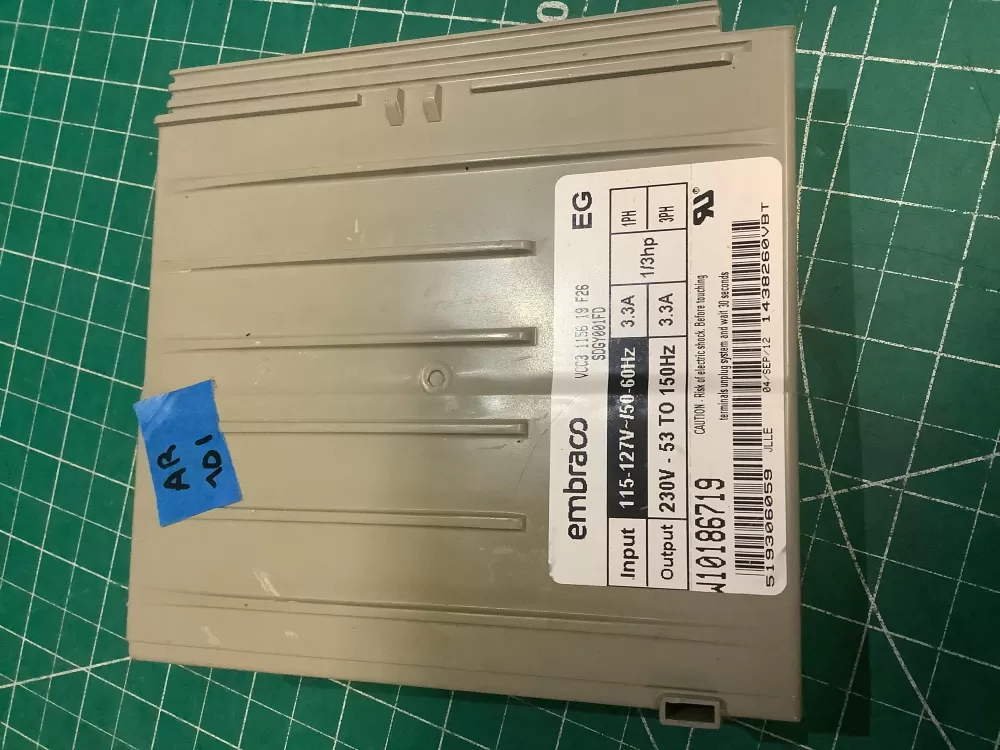 Whirlpool W1089391 Refrigerator Compressor Inverter Control AZ198270 | AR101