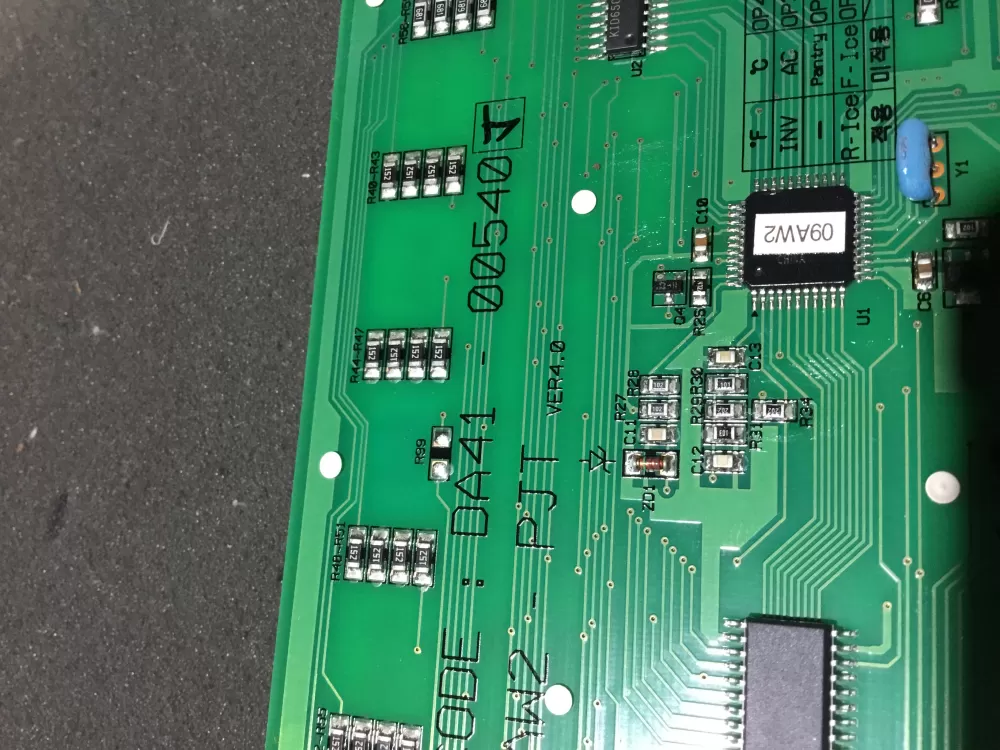 Samsung DA41-00540J Refrigerator Display Control Board Display AZ88029 | NR1146