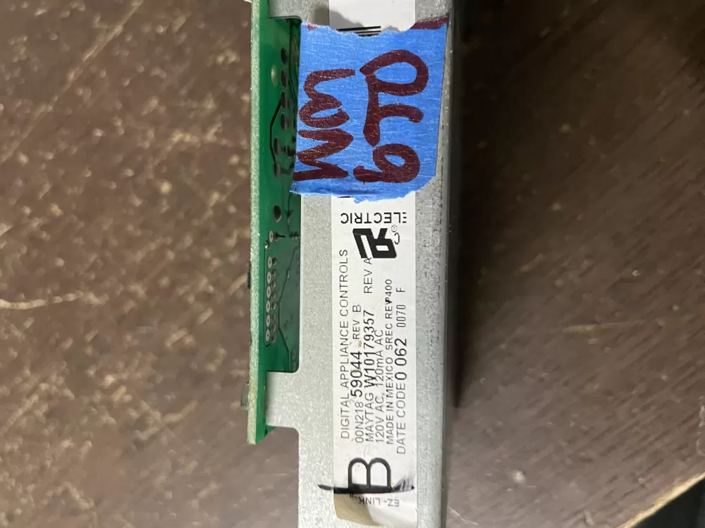 Whirlpool W10179357 AP6016390 Range Oven UI Control Board AZ46848 | Wm650