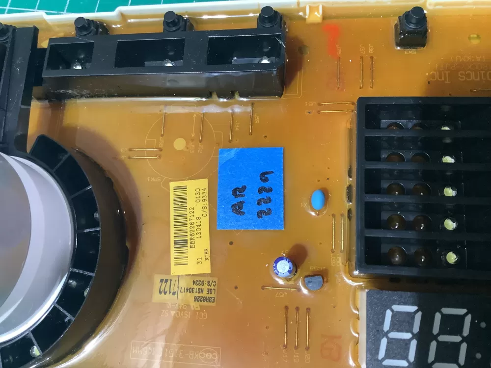 LG EBR62267117 EBR62267122 PS7792454 Washer Control Board AZ193573 | AR2229