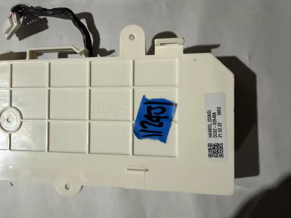 Samsung DC92-02648A Washer User Interface Control Board AZ225763 | KMV243
