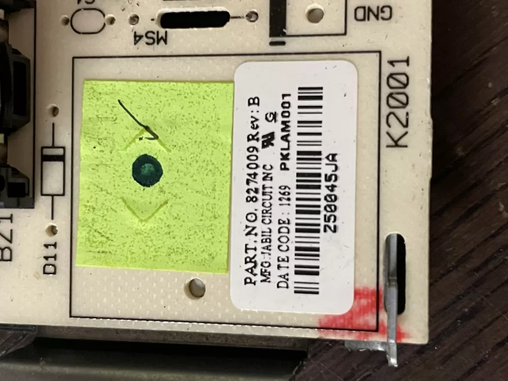 Whirlpool 8274009 Range Control AZ48722 | Wm1789