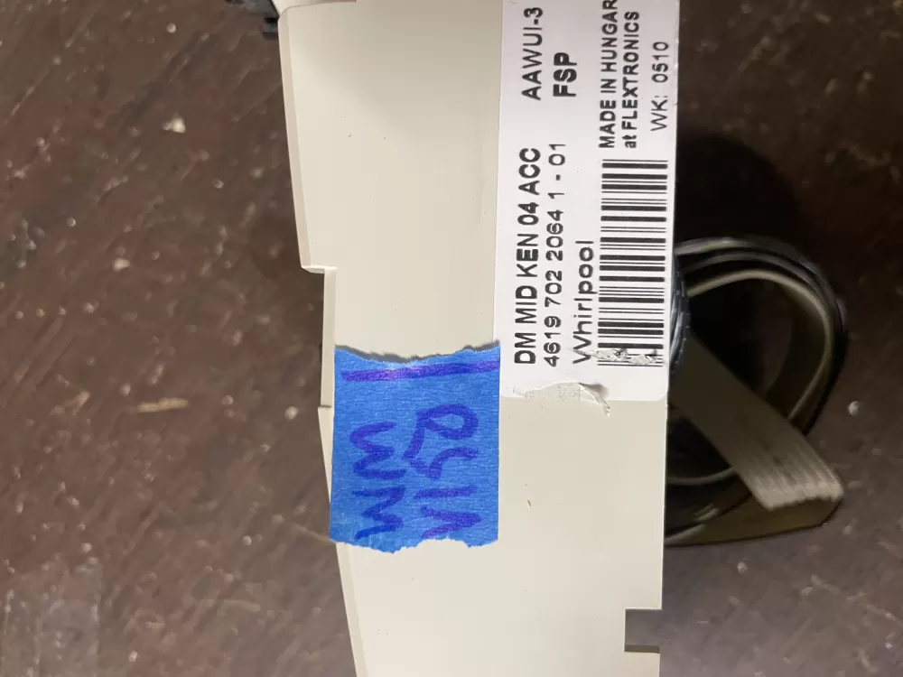 Whirlpool 4619 702 2064 1 01 Washer Control Board  AZ44209 | WMV150