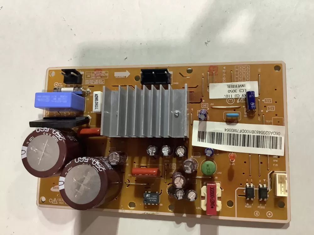 Samsung 00483b Da41 00822a Refrigerator Control Board Inverter AZ183603 | ZC2705