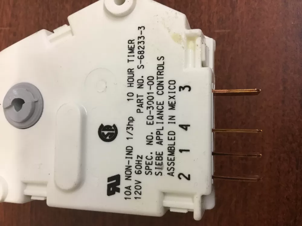 Admiral Jenn Air S-68233-3 Refrigerator Defrost Timer AZ31394 | NR1670