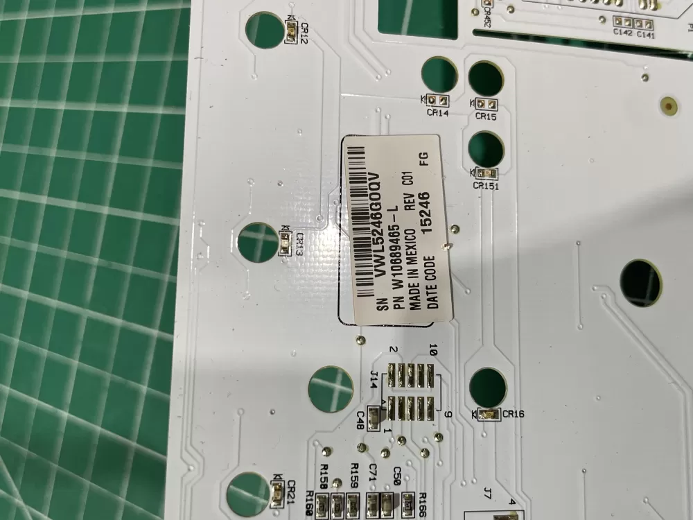 Whirlpool W10689465 Washer Control Board Interface AZ193462 | Wmv884