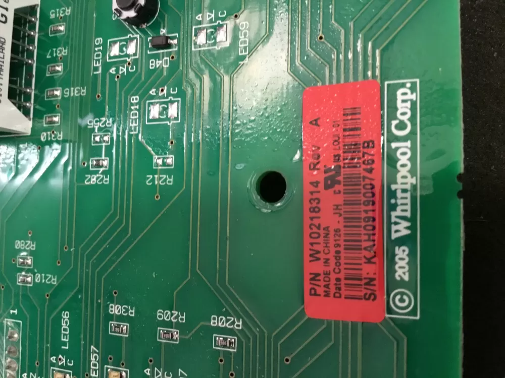 Whirlpool Kenmore W10218314 Dryer Control Board AZ100115 | NR116