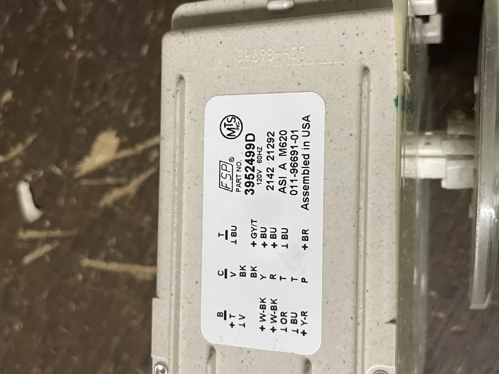 Whirlpool Washer Timer 3952499D AZ53537 | Wm1897