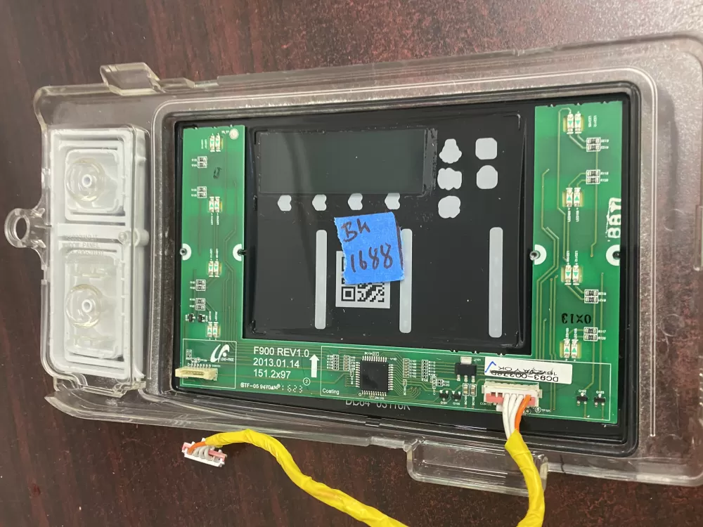 Samsung DC92-01607J DC94-06643A Dryer UI Control Board AZ33883 | BK1688