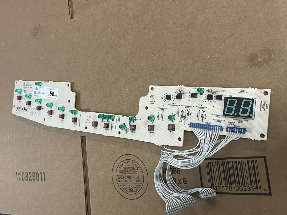 GE 165D7803P301 Dishwasher Control Board