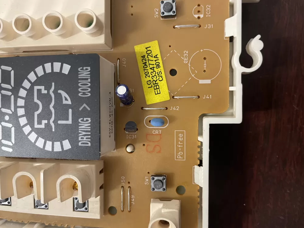 LG EAX32221201 EBR33477201 Dryer Control Board AZ43627 | KMV68