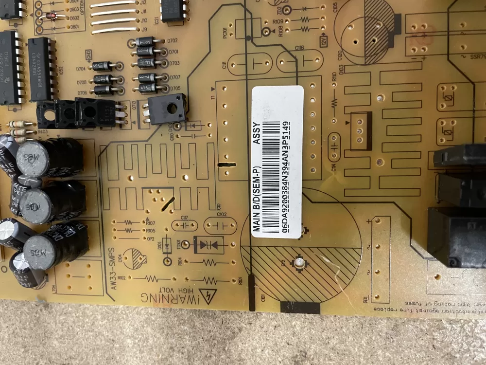 Samsung DA92 00384N Refrigerator Control Board AZ58646 | KM2070