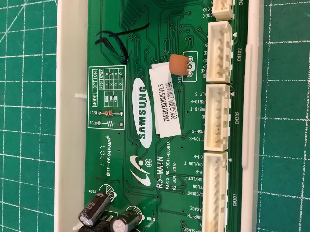 Samsung Dishwasher Control Board DD82-01247A DE41-00391A ASMN AZ224597 | NR1790