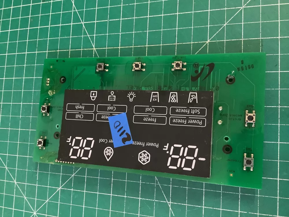 Samsung DA41-00447A Refrigerator Dispenser UI Control Board AZ190176 | NR2110