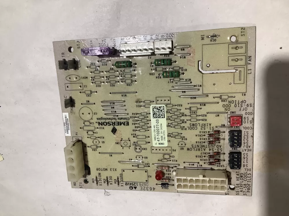 Rheem Emerson 47 102077 03 48e21 101 01  Control Board AZ106956 | AR1693