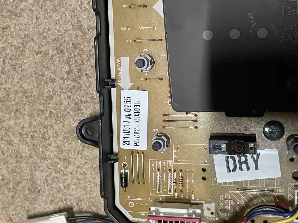 Samsung DC92 00303B DC41 00133A Dryer Control Board # AZ26014 | KMV253