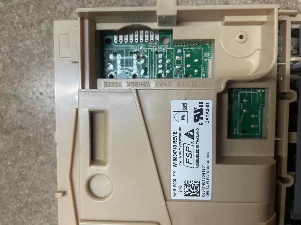 Whirlpool AP6036144 W10834740 Dishwasher Control Board  AZ5024 | KM1442