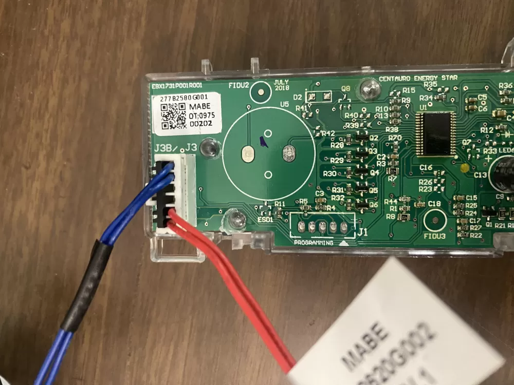 WE22X28668 GE Dryer UI Board AZ78954 | BK663