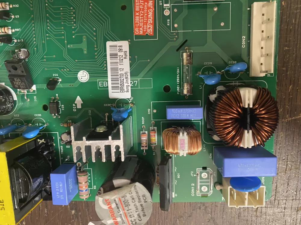 LG  Kenmore EBR65002702 EBR65002703 PS3534006 EBR65002703 12 Refrigerator Control Board
