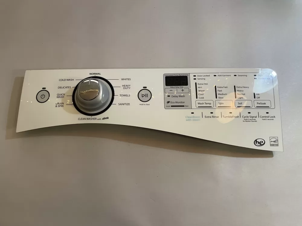 Whirlpool WPW10560709 Washer Control Board User Interface Panel