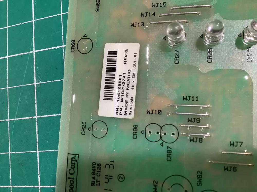 Whirlpool W10252241 W10272650 Washer Control Board AZ143700 | NR2412