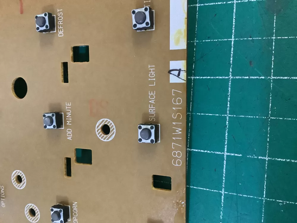 LG Microwave Control board 6871W1S167A AZ209935 | NR1771