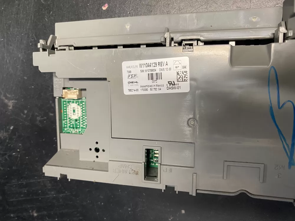 KitchenAid W11044129 Dishwasher Control Board . AZ12727 | BK782
