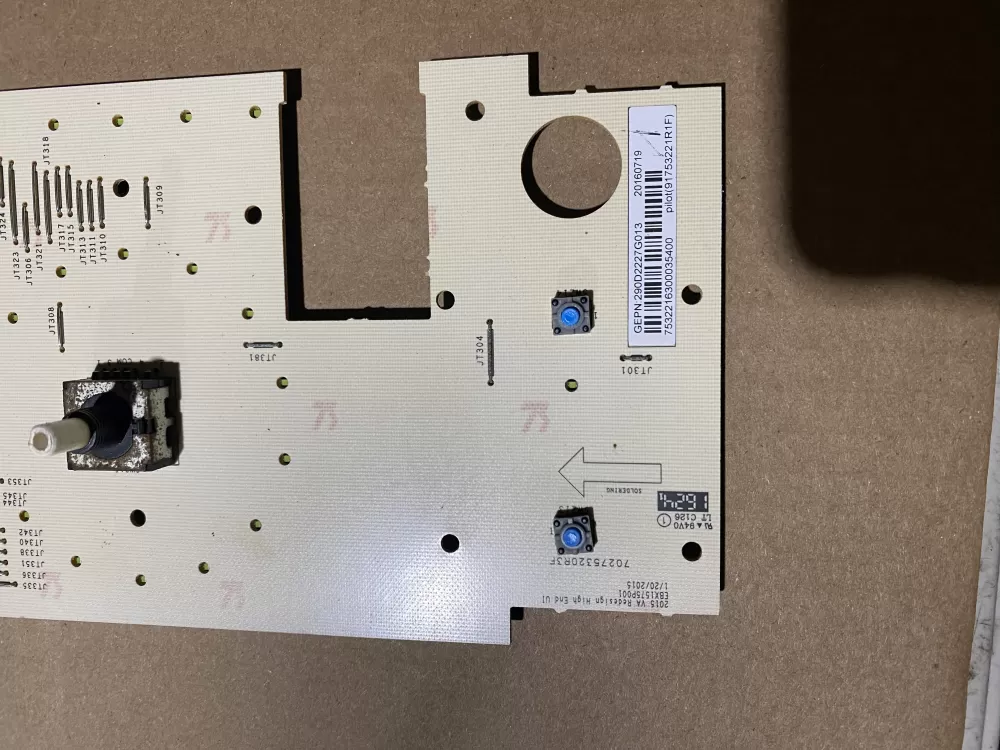 GE 290D2227G013 Washer Control Board Pcb Assembly AZ81732 | BK1489