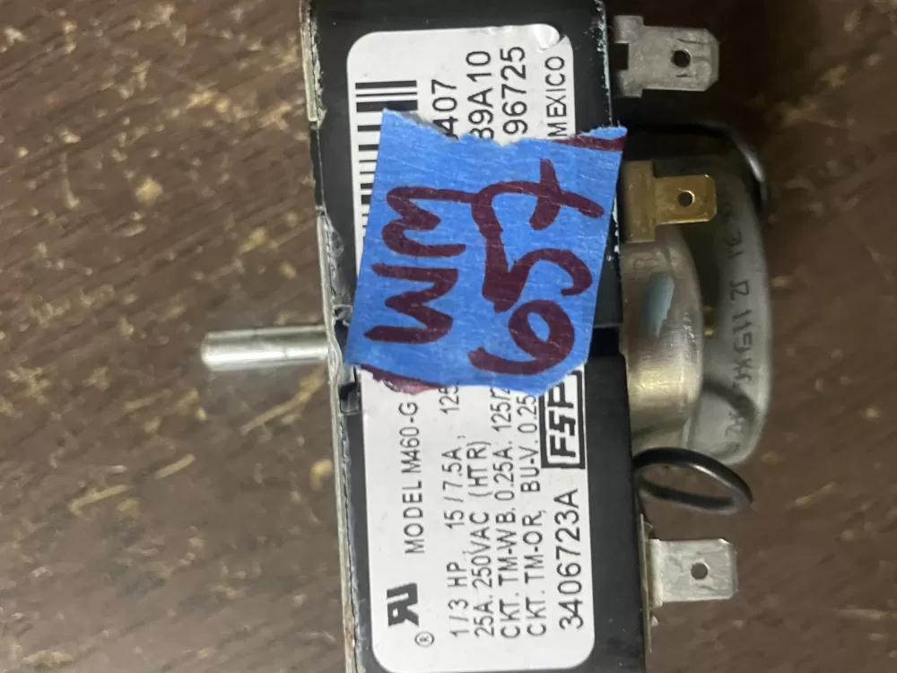 Whirlpool 3406723A 4433735 AP6008572 PS11741712 Dryer Timer AZ46764 | Wm657