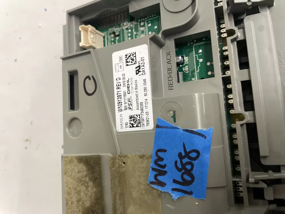 W10913608 Whirlpool Dishwasher Board - Control