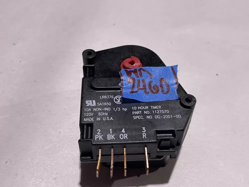 Whirlpool Kenmore W10822278 Refrigerator Defrost Timer AZ146540 | Wm2460