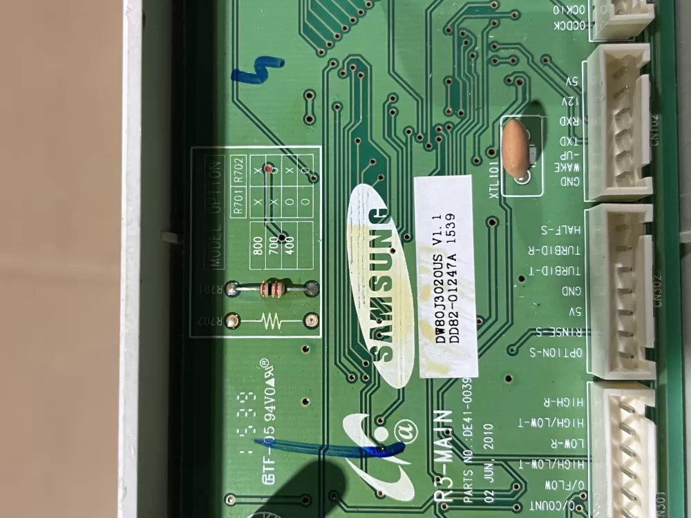 Samsung DD82 01247A AP5967364 4001405 Dishwasher Control Board AZ86489 | Wm845