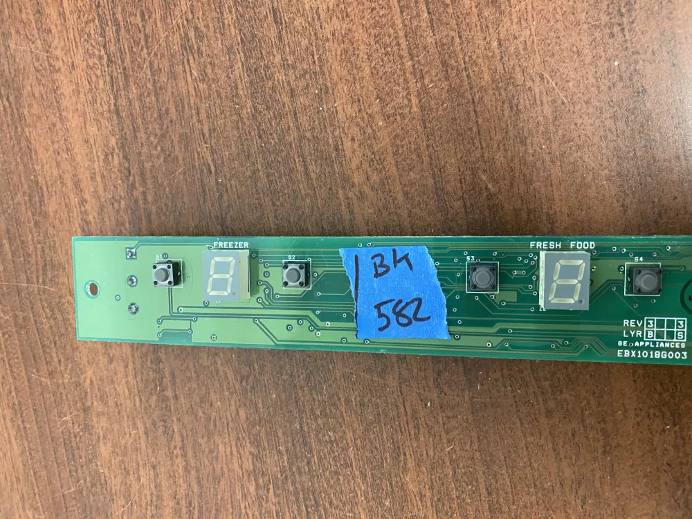 GE 197d4143g012 Ebx1018g003 Refrigerator Control Board AZ47388 | BK582