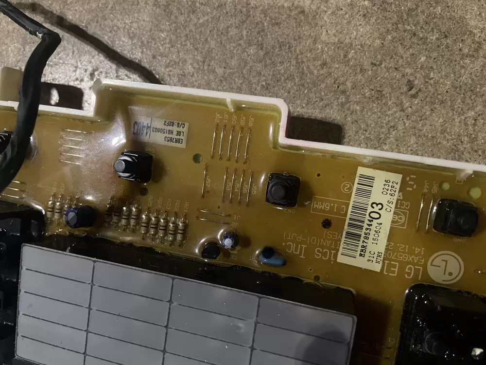LG EBR78534403 Washer Control Board AZ27949 | KMV164