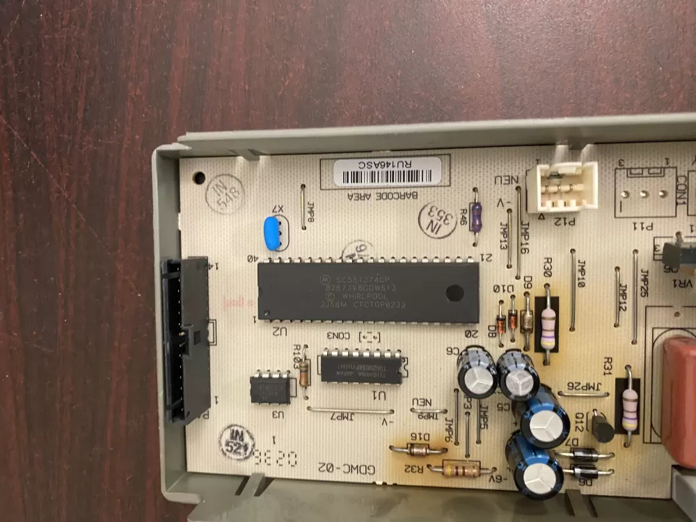 Whirlpool  KitchenAid  Kenmore WP8564543  AP6013336  8564543  1060953  8269187  8269187R  8527685  8527685R  8528171  8528171R  8528172  8528172R  8528874  8528874R  8530909  8530909R  8534866  8534866R  8534867  8534867R  8534963  8539379  8564542  8564542EXCR  8564542R  PS11746562 Dishwasher Control Board