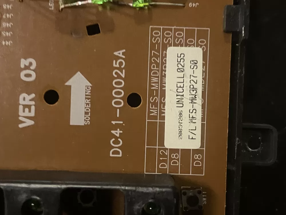 Maytag DC41-00025A DC41-00026A Dryer Control Board UI AZ27634 | WMV127