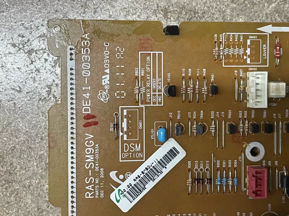 Samsung DE41 00353A Oven Range Control Board AZ15222 | KM1602