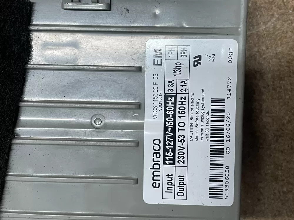 Bosch 00650436 519306058 Refrigerator Inverter Control AZ14275 | KM928