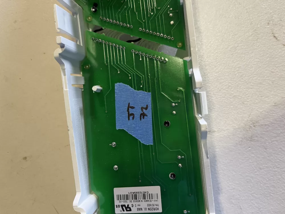 Whirlpool 8574922 Washer Control Board User Interface AZ43358 | 72